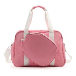 Pickleball Tote Bag with Paddle Storage Large Capacity Lightweight Pickleball Bag for Women Men with Water Bottle Holder